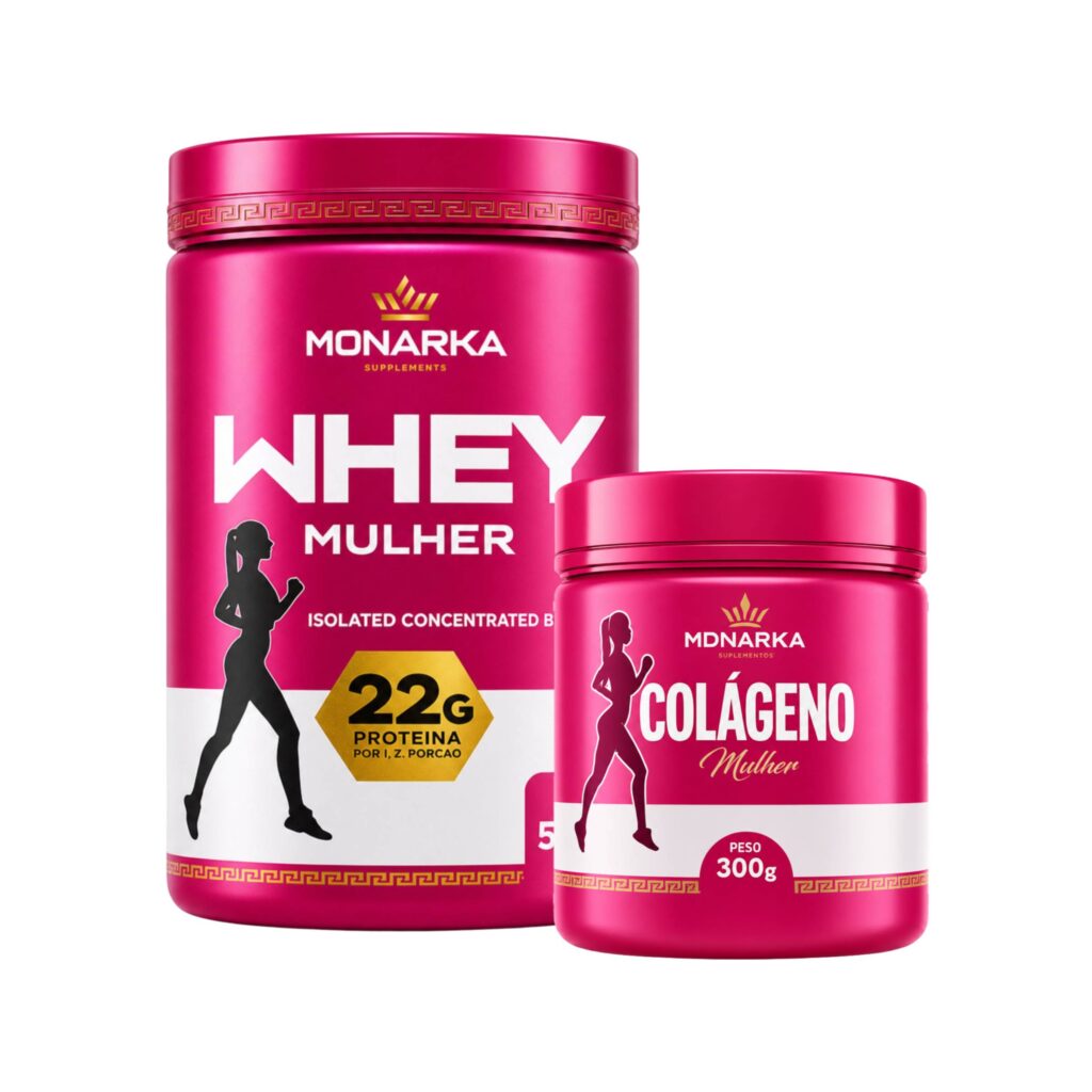 KIT Mulher: Whey Protein + Colágeno Hidrolisado
