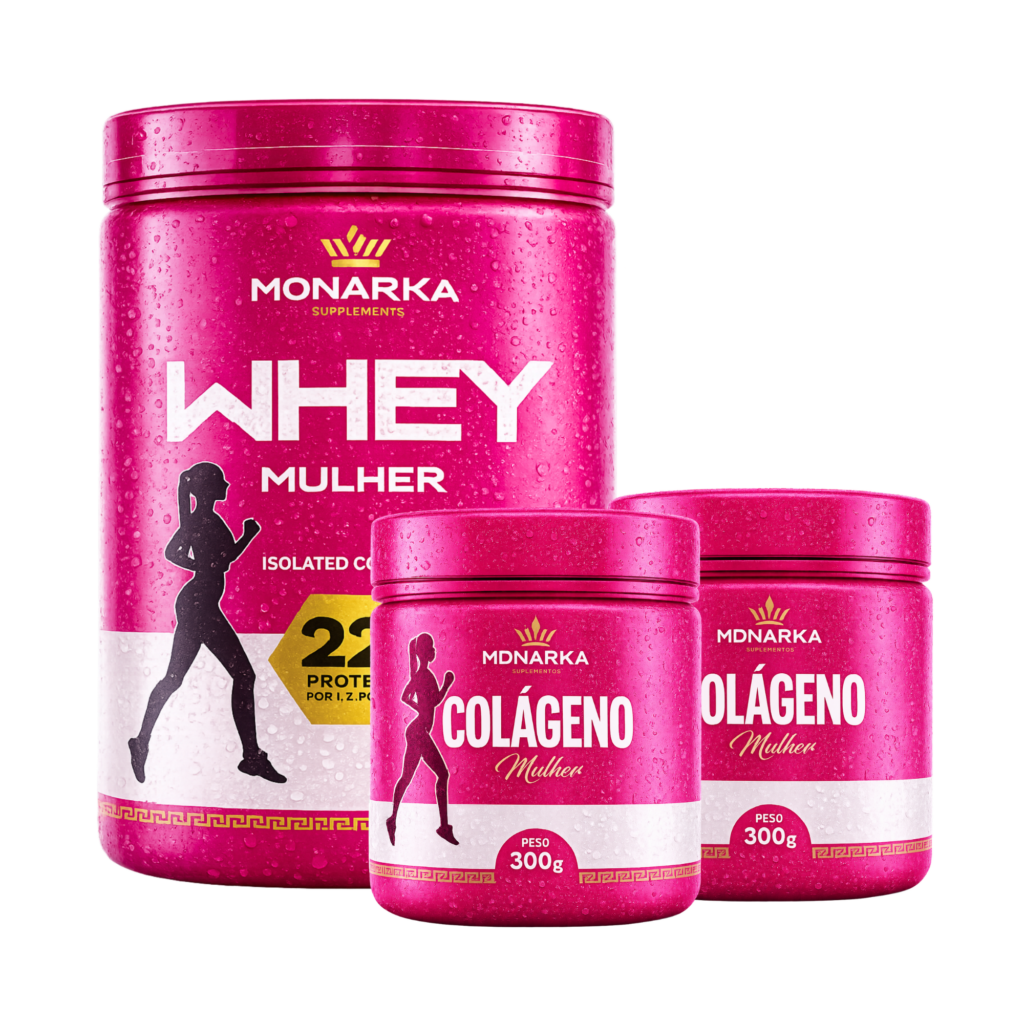 KIT Mulher: Whey Protein + Colágeno Hidrolisado 600g