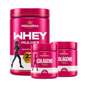 KIT Mulher: Whey Protein + Colágeno Hidrolisado 600g
