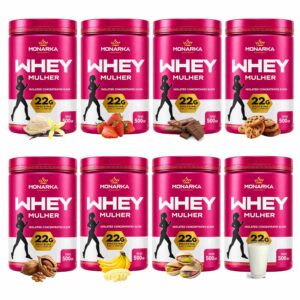 KIT Degustação - Linha Mulher - Whey Protein Blend Concentrado 4Kg