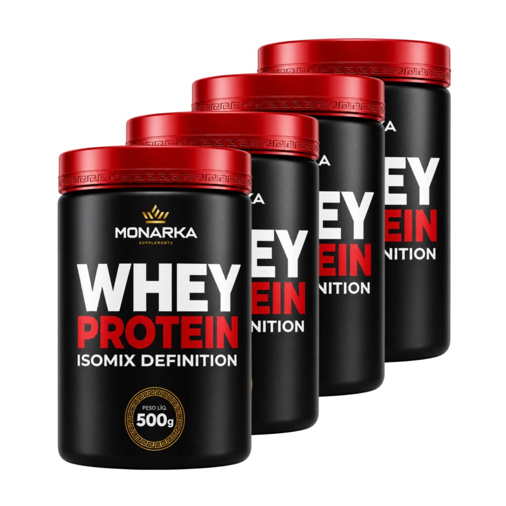 KIT 4x Whey Protein Isomix Definition 500g