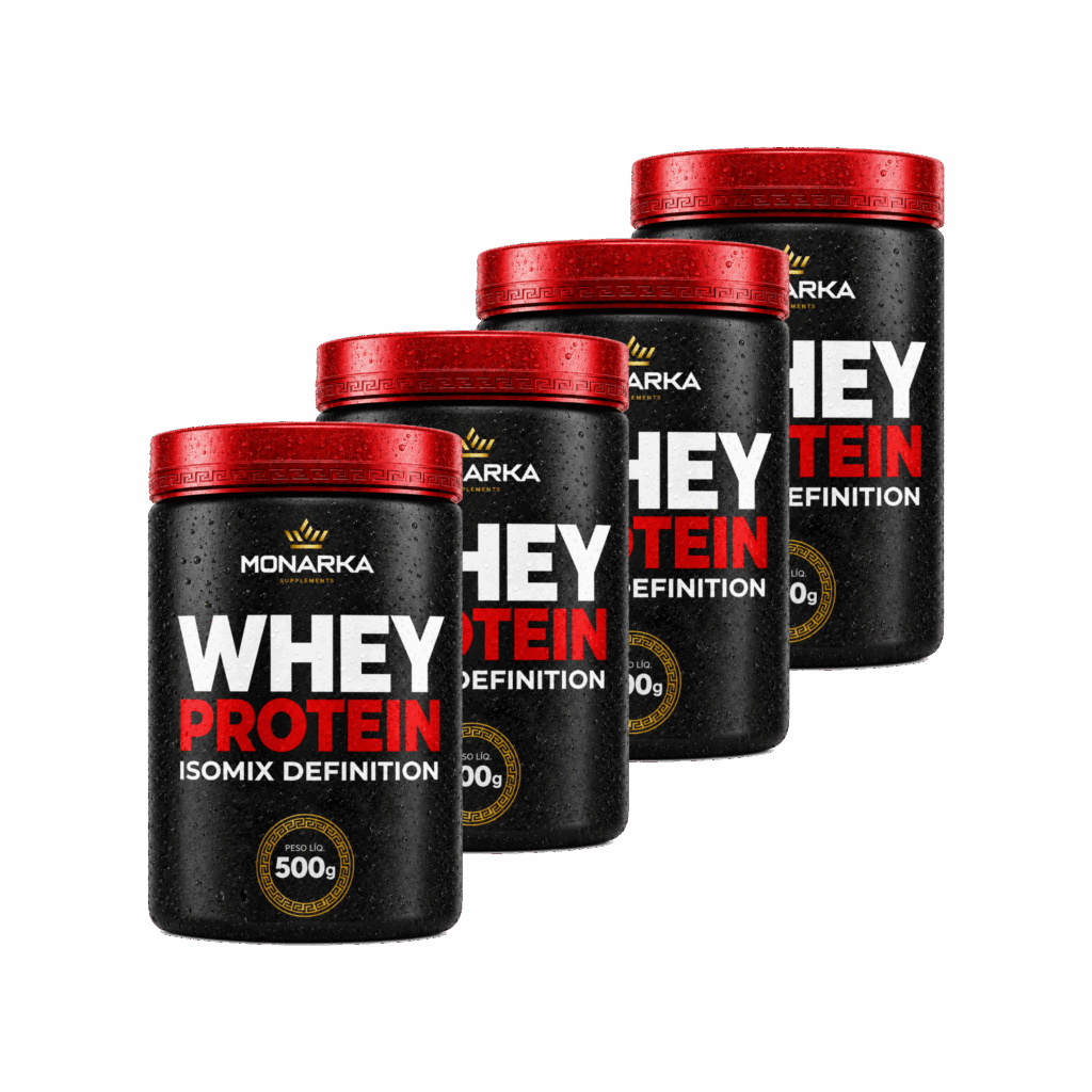 KIT 4x Whey Protein Isomix Definition 500g