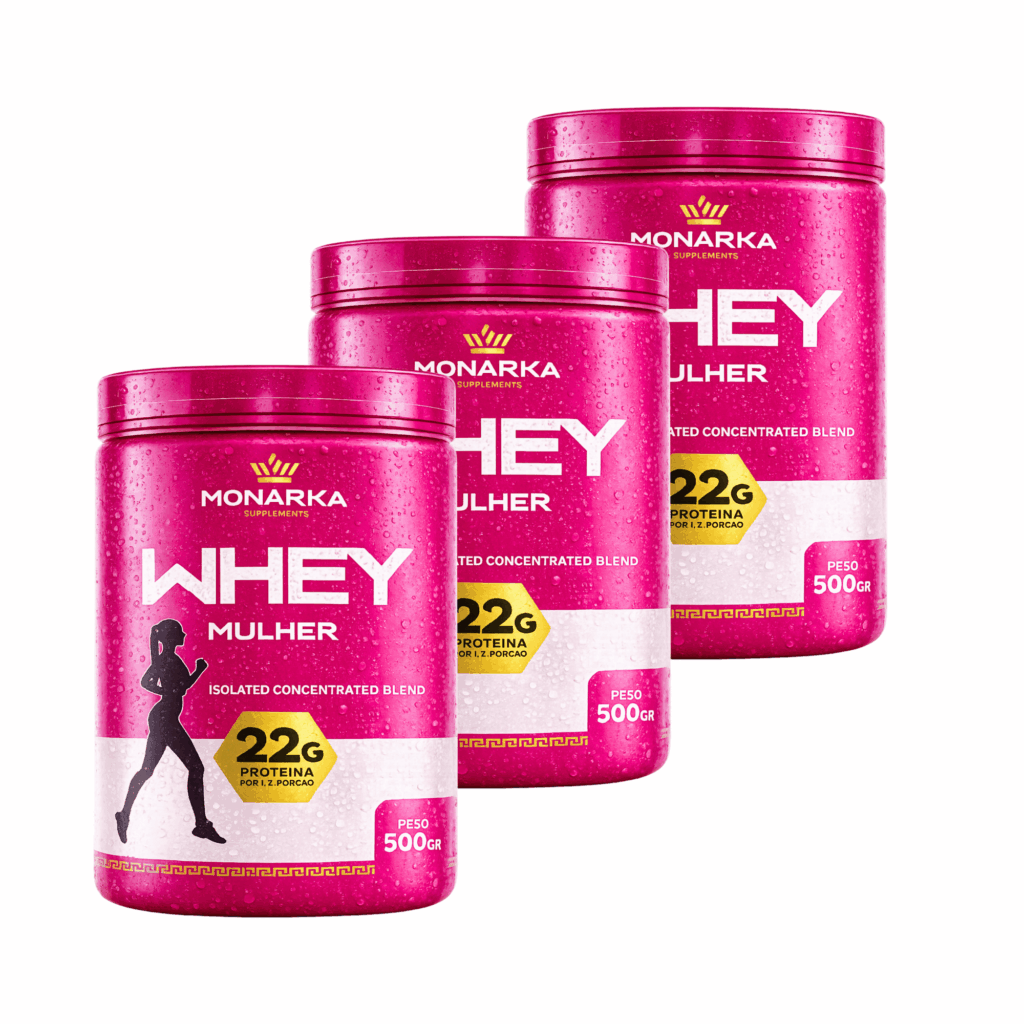 KIT 3x Whey Protein Mulher Definition 500g