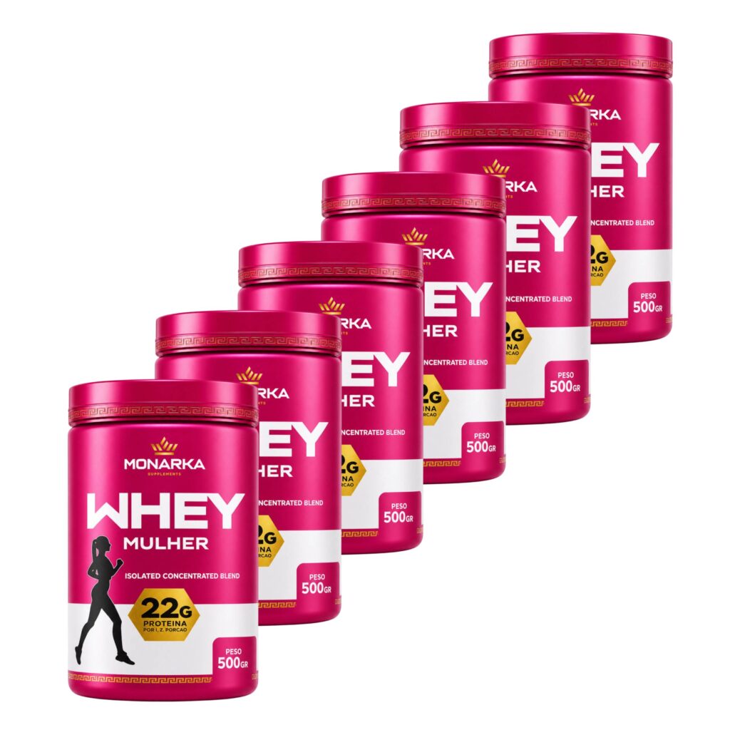 KIT 6x Whey Protein Mulher Definition 500g