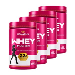 KIT 4x Whey Protein Mulher Definition 500g