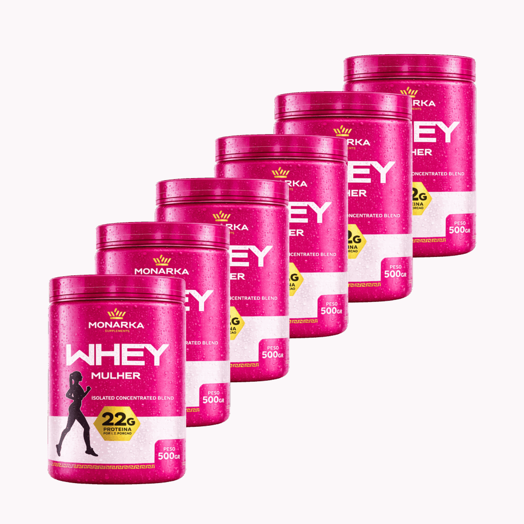 KIT 6x Whey Protein Mulher Definition 500g